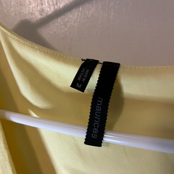 Maurices Light Yellow Sleeveless Blouse - Picture 2 of 4